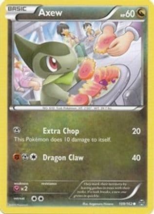 Axew 109/162 - XY BREAKthrough Reverse Holofoil