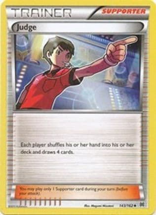 Judge 143 - Reverse Holofoil XY BREAKthrough - Uncommon
