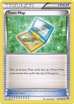Town Map 150/162 - XY BREAKthrough Reverse Holofoil