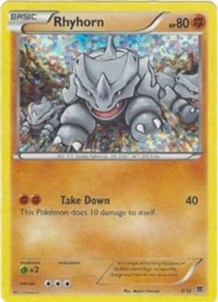 Rhyhorn 8/12 - McDonalds Promos 2015 Holofoil