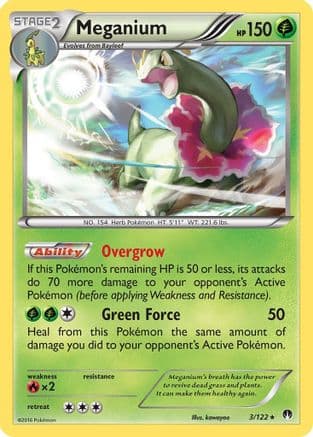 Meganium 003/122 - XY BREAKpoint Reverse Holofoil