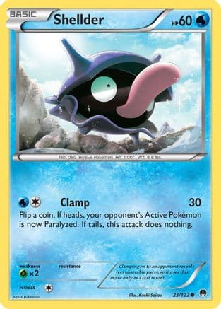 Shellder 023/122 - XY BREAKpoint Reverse Holofoil