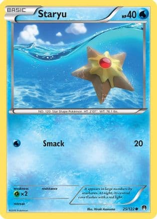 Staryu 025/122 - XY BREAKpoint Reverse Holofoil