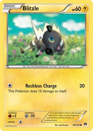 Blitzle 048/122 - XY BREAKpoint Reverse Holofoil