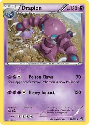 Drapion 054/122 - XY BREAKpoint