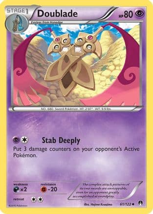 Doublade 61/122 - XY BREAKpoint Reverse Holofoil