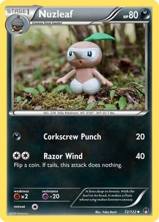 Nuzleaf 072/122 - XY BREAKpoint Reverse Holofoil