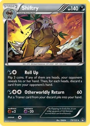 Shiftry 73/122 - XY BREAKpoint Reverse Holofoil