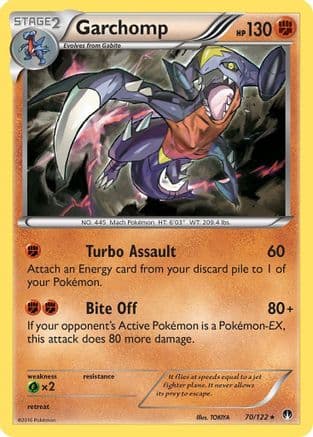 Garchomp 070/122 - XY BREAKpoint Reverse Holofoil