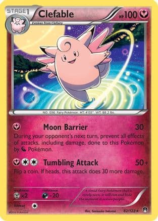 Clefable 082/122 - XY BREAKpoint Reverse Holofoil