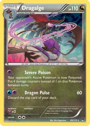 Dragalge 086/122 - XY BREAKpoint Reverse Holofoil