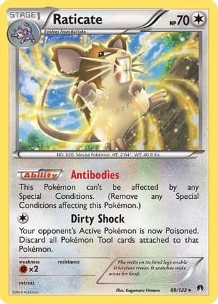 Raticate 088/122 - XY BREAKpoint Reverse Holofoil