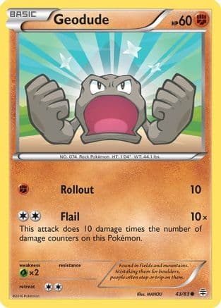 Geodude 043/83 - Generations Reverse Holofoil