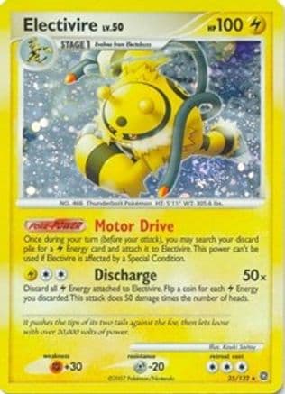 Electivire (DP Secret Wonders) 25/132 - Deck Exclusives Holofoil
