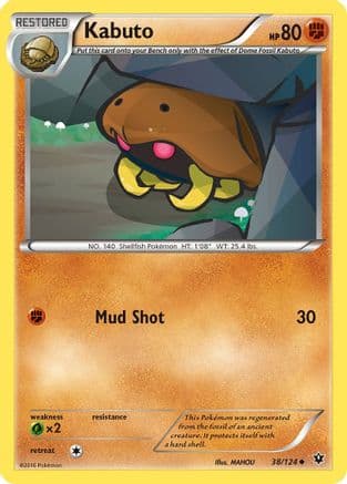 Kabuto 038/124 - XY Fates Collide Reverse Holofoil
