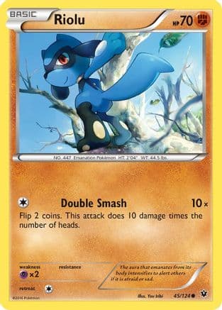 Riolu 045/124 - XY Fates Collide Reverse Holofoil