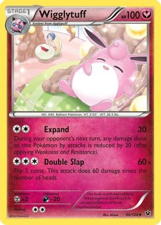 Wigglytuff 066/124 - XY Fates Collide Reverse Holofoil