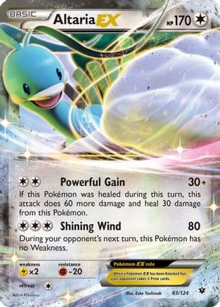 Altaria EX 083/124 - XY Fates Collide Holofoil