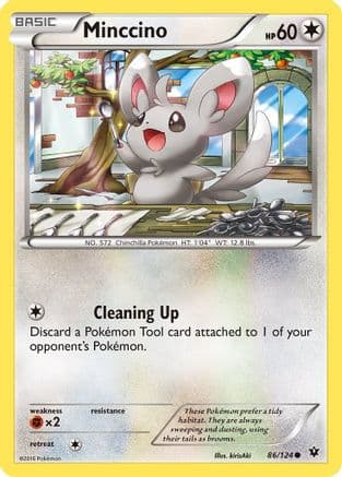 Minccino (86) (86) 086 - Reverse Holofoil XY Fates Collide - Common