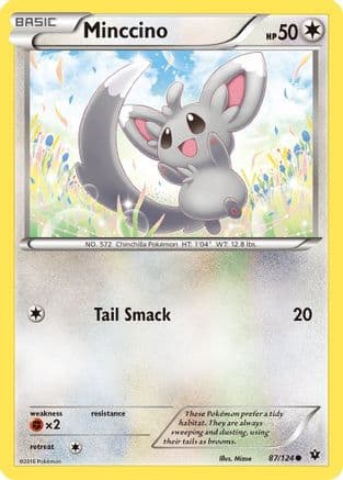 Minccino 087/124 - XY Fates Collide Reverse Holofoil