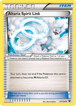 Altaria Spirit Link 091/124 - XY Fates Collide Reverse Holofoil