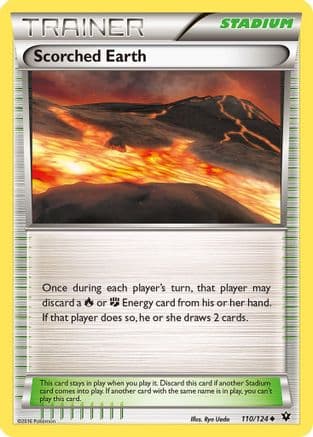 Scorched Earth 110/124 - XY Fates Collide Reverse Holofoil