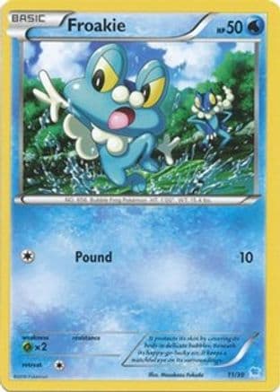 Froakie 11- XY Trainer Kit Pikachu Libre & Suicune
