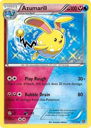 Azumarill 077/114 - XY Steam Siege Reverse Holofoil