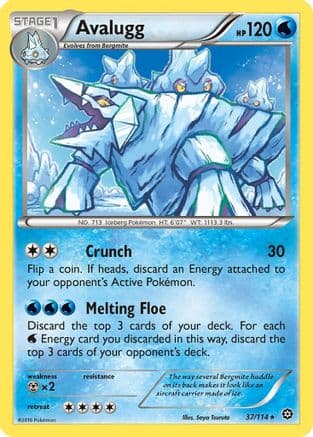 Avalugg 037/114 - XY Steam Siege Reverse Holofoil