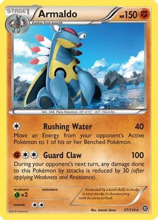 Armaldo 057/114 - XY Steam Siege Reverse Holofoil