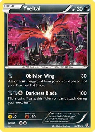 Yveltal 065/114 - XY Steam Siege Reverse Holofoil