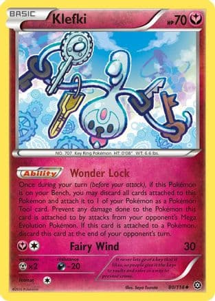 Klefki 080/114 - XY Steam Siege Reverse Holofoil