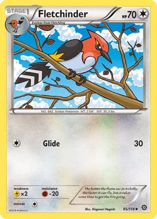 Fletchinder 095/114 XY Steam Siege - Uncommon