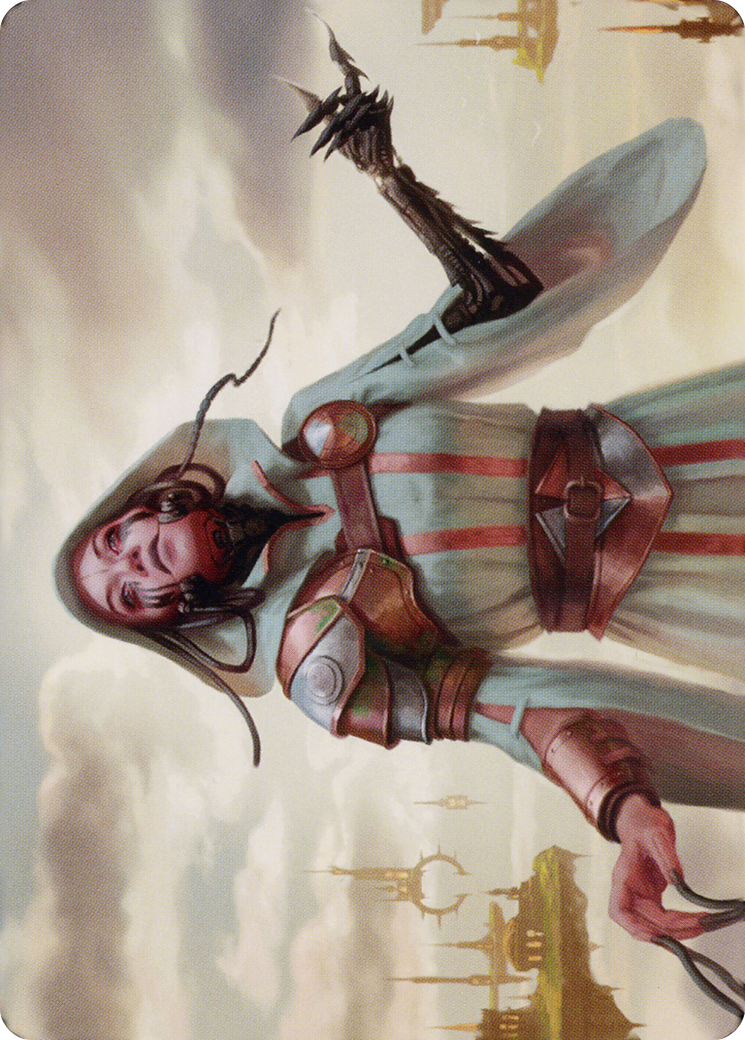 Phyrexian Missionary // Phyrexian Missionary (ADMU-011) - Dominaria United Art Series (Borderless) Foil