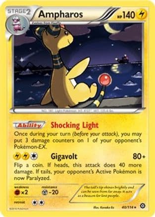 Ampharos (XY Steam Siege) 40/114 - Deck Exclusives