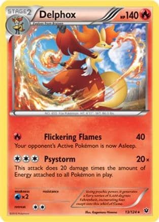 Delphox (XY Fates Collide) 13/124 - Deck Exclusives