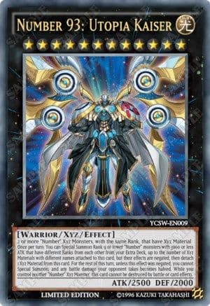 Number 93: Utopia Kaiser (YCSW-EN009) - Yu-Gi-Oh! Championship Series Prize Cards
