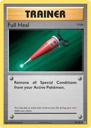 Full Heal 078/108 - XY Evolutions Reverse Holofoil