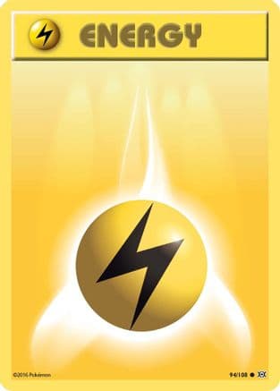 Lightning Energy 094/108 - XY Evolutions Reverse Holofoil