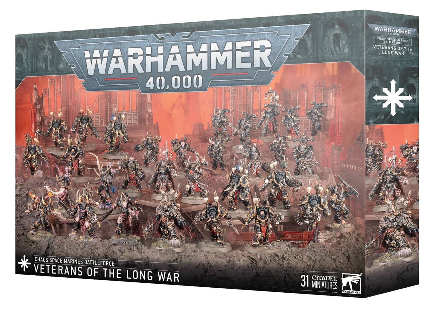 Warhammer 40,000 | Chaos Space Marines | Battleforce | Veterans Of The Long War