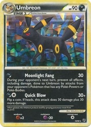 Umbreon (Cracked Ice Holo) 10/090 - Deck Exclusives Holofoil