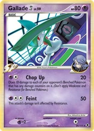 Gallade E4 - 20/111 (DPPt Rising Rivals)/111 - Holofoil Deck Exclusives - Holo Rare