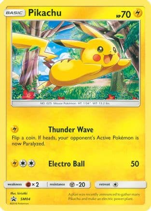 Pikachu SM04 SM04/248 - SM Promos Holofoil