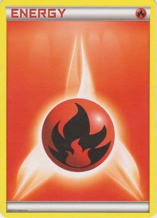 Fire Energy (2013 Unnumbered) - Holofoil Deck Exclusives - Common