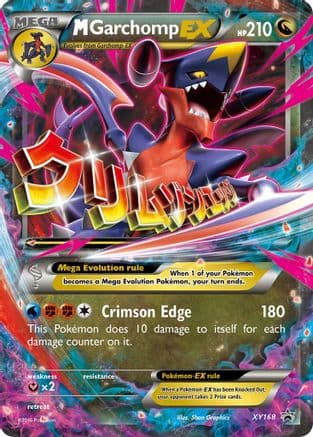 M Garchomp EX - XY168 - Holofoil XY Promos - Promo