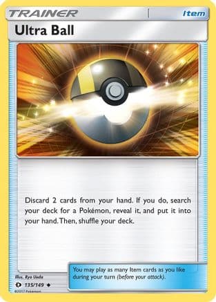 Ultra Ball 135/149 - SM Base Set Reverse Holofoil