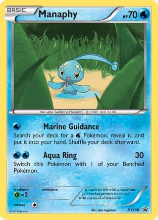 Manaphy XY190 - Holofoil XY Promos - Promo