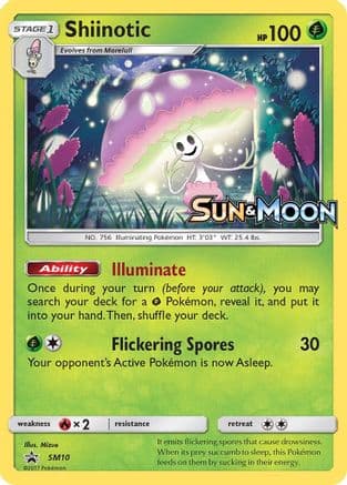 Shiinotic SM10 (Prerelease) SM10/248 - SM Promos Holofoil