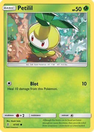 Petilil 004/145 - SM Guardians Rising Reverse Holofoil