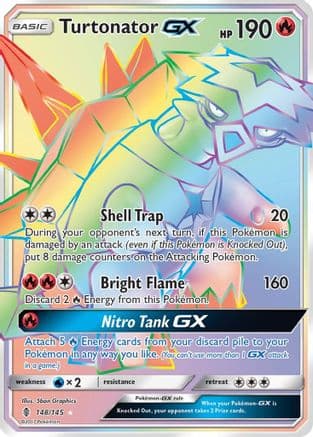 Turtonator GX (Secret) 148/145 - SM Guardians Rising Holofoil
